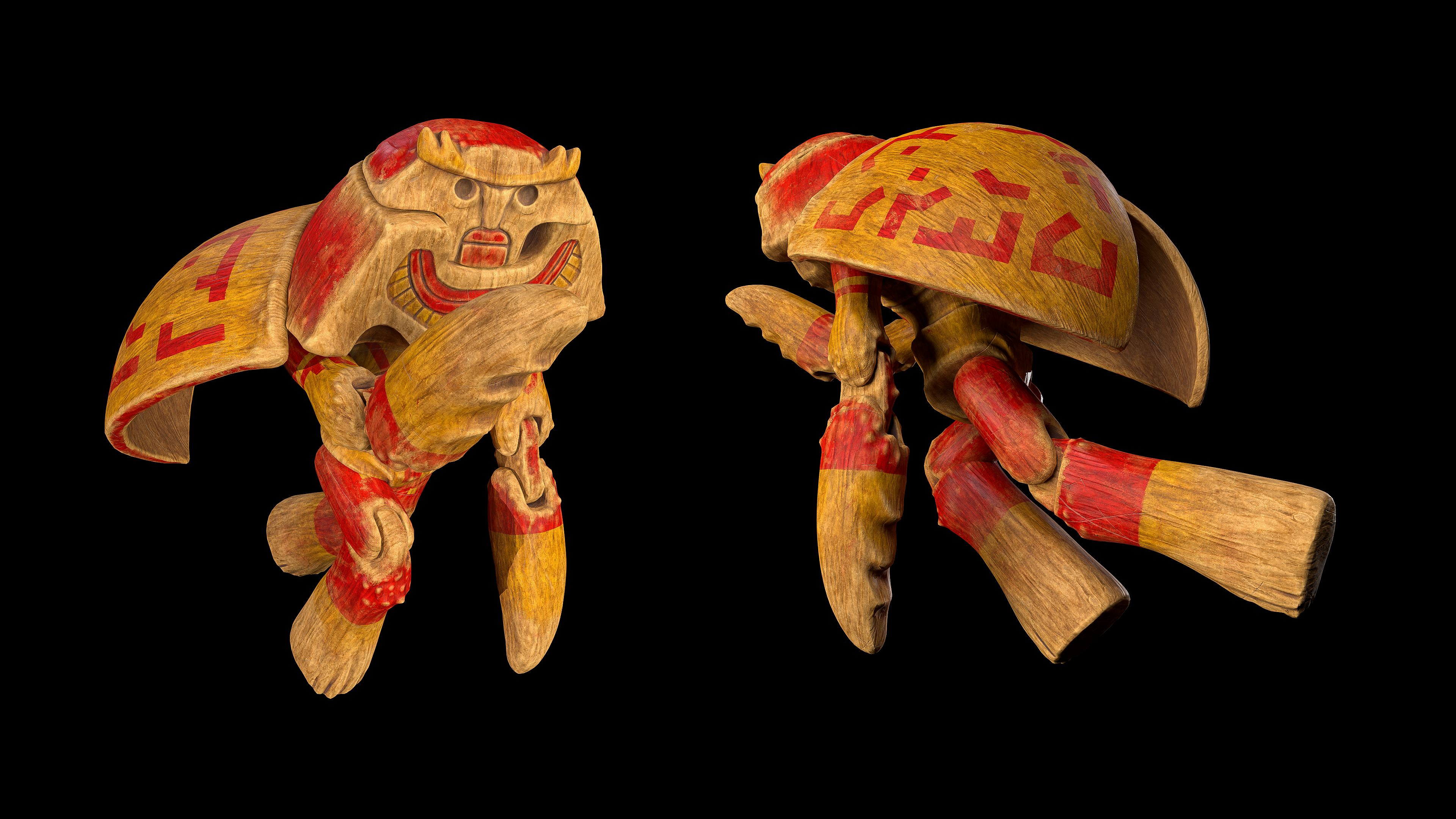 Bugman ancient wooden toy - Finished Projects - Blender Artists Community