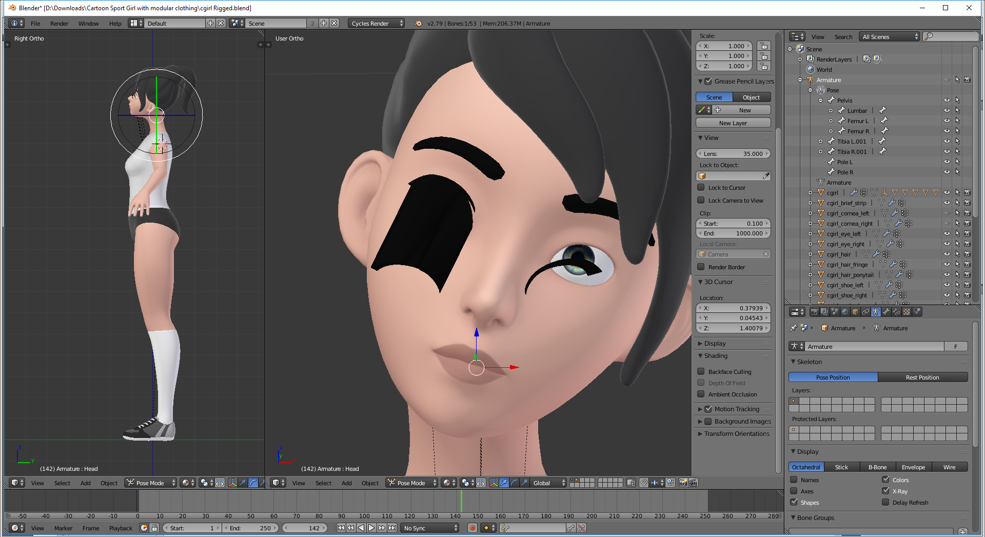 Trouble rigging eyelashes - Animation and Rigging - Blender Artists ...