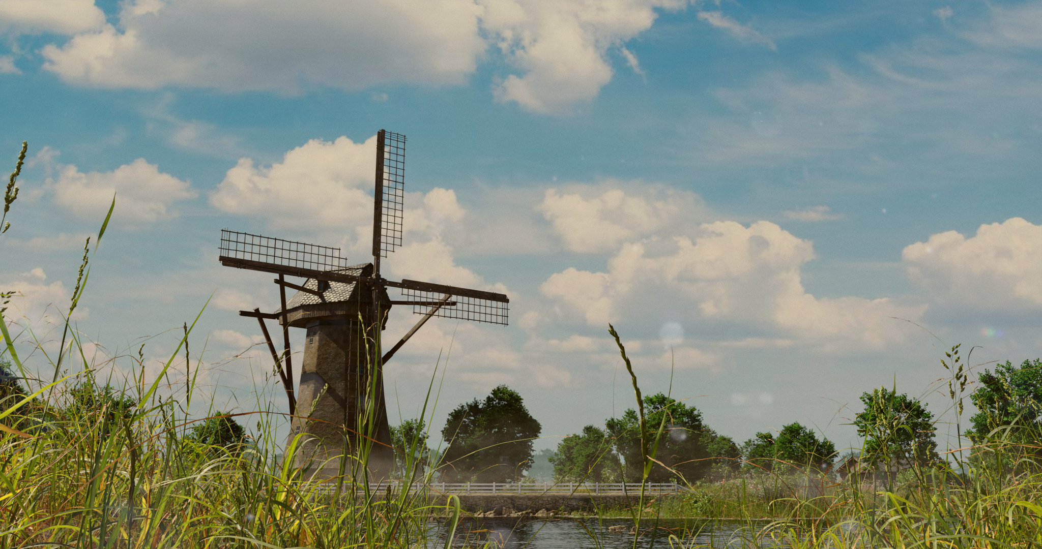 Windmill Scene | Blender Animation - Finished Projects - Blender ...