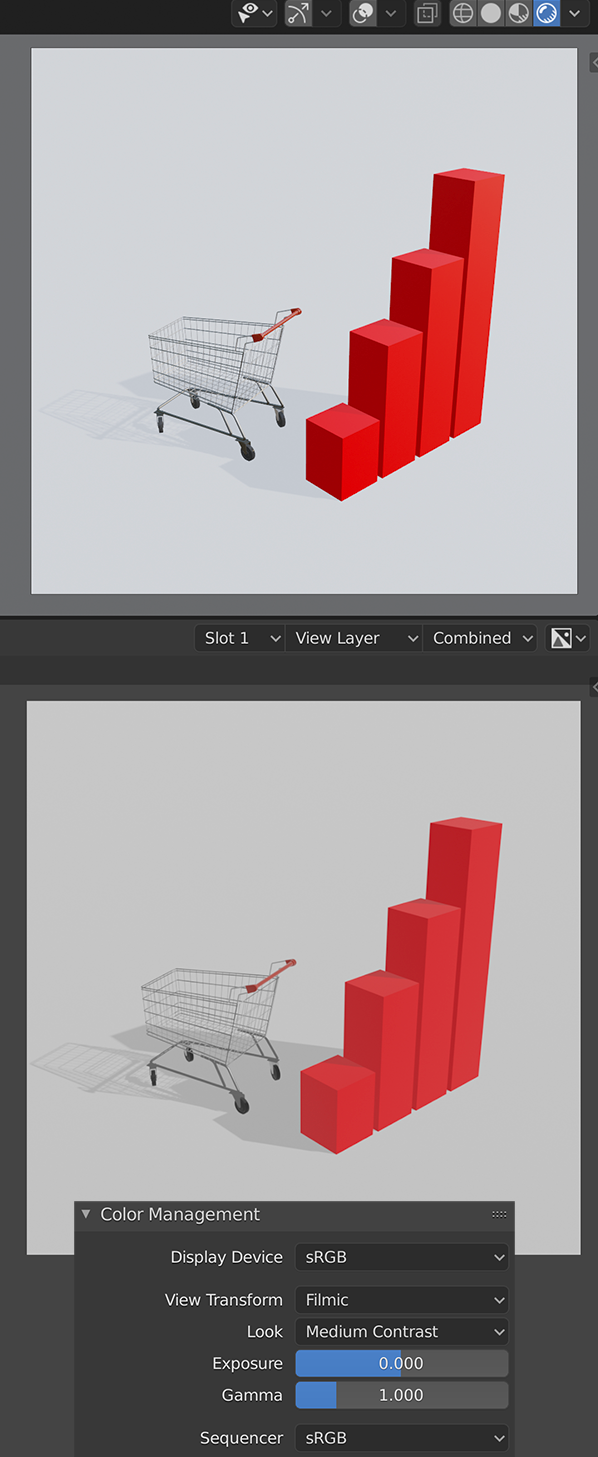 Screen colour vs Output colour? - Lighting and Rendering - Blender ...