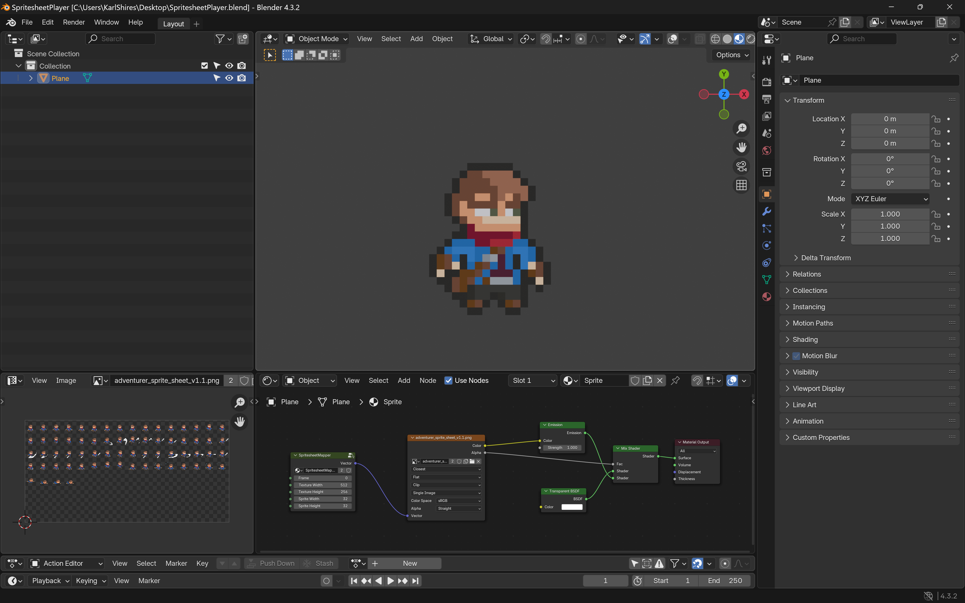 How can play a sprite sheet - Materials and Textures - Blender Artists ...