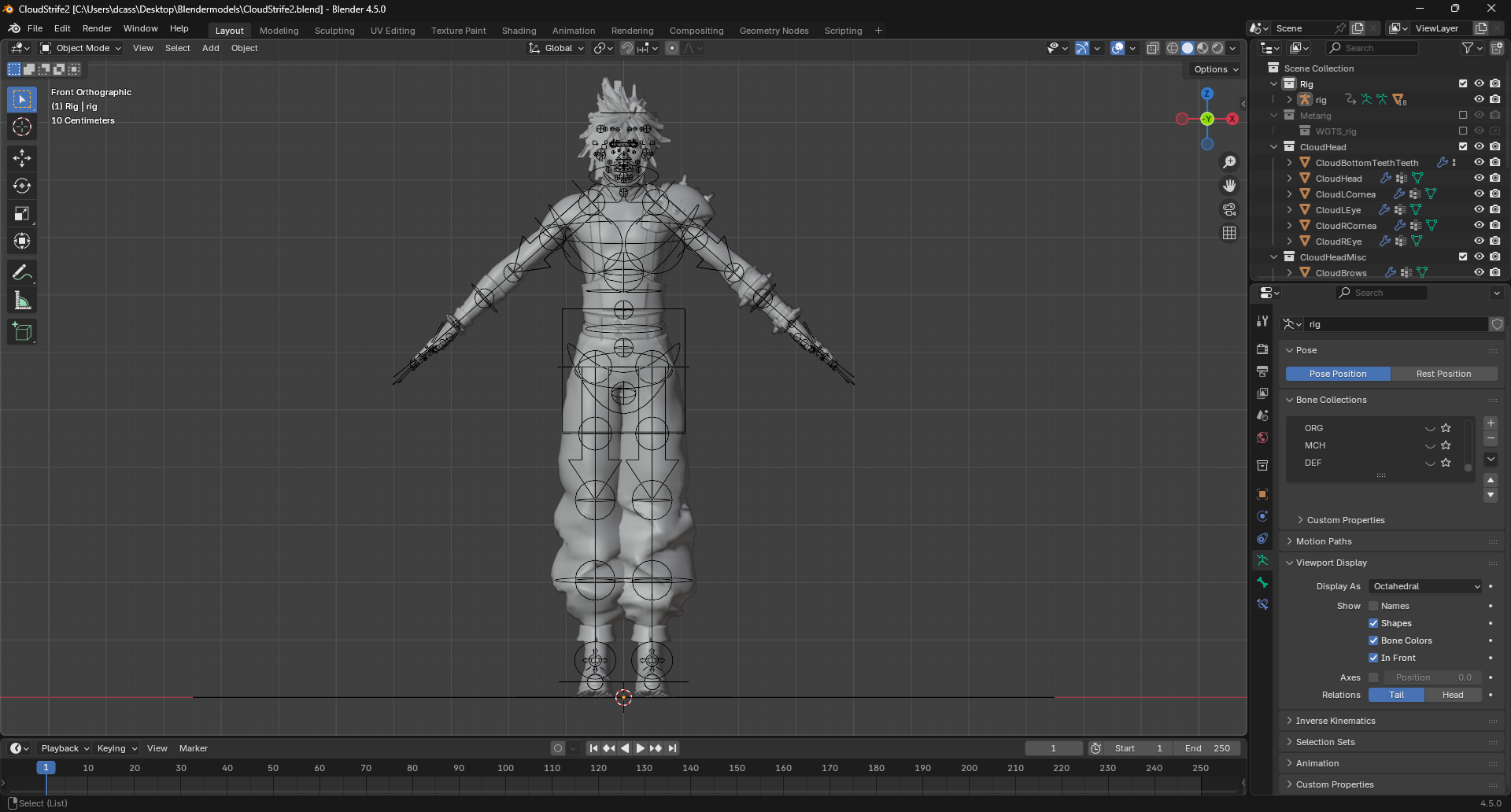 New method of how to place rigged 3d heads on rigged 3d bodies- rigify ...