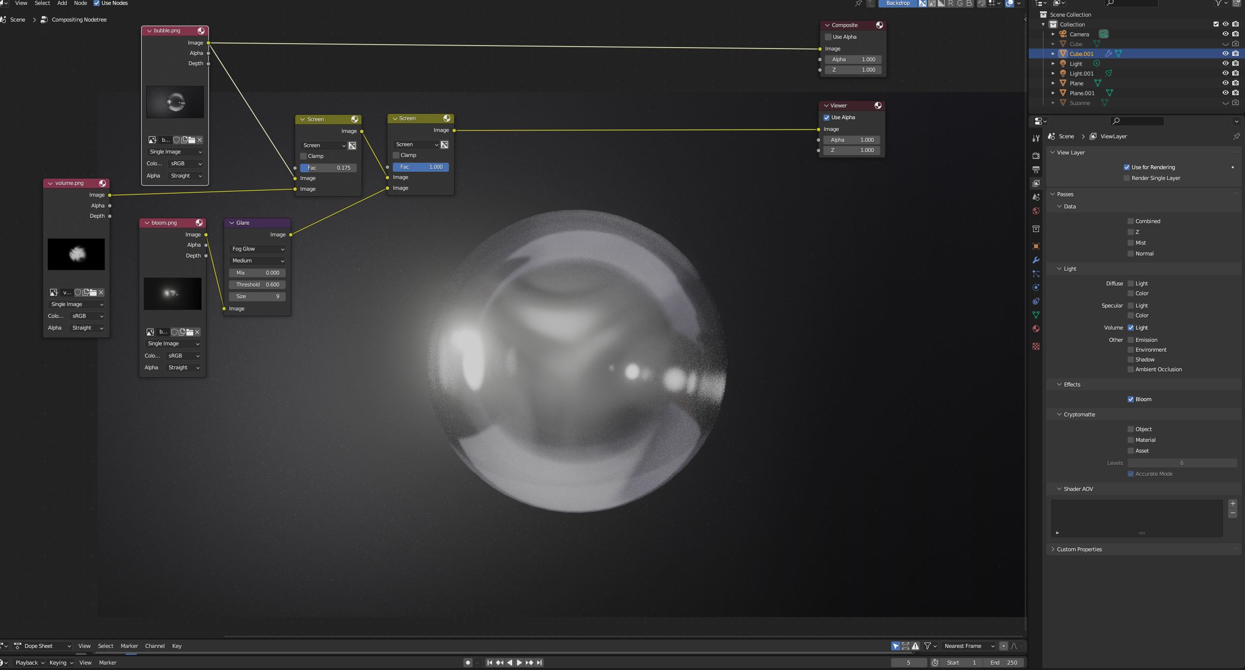 How to add a soft glow to a transparent bubble? - Materials and ...