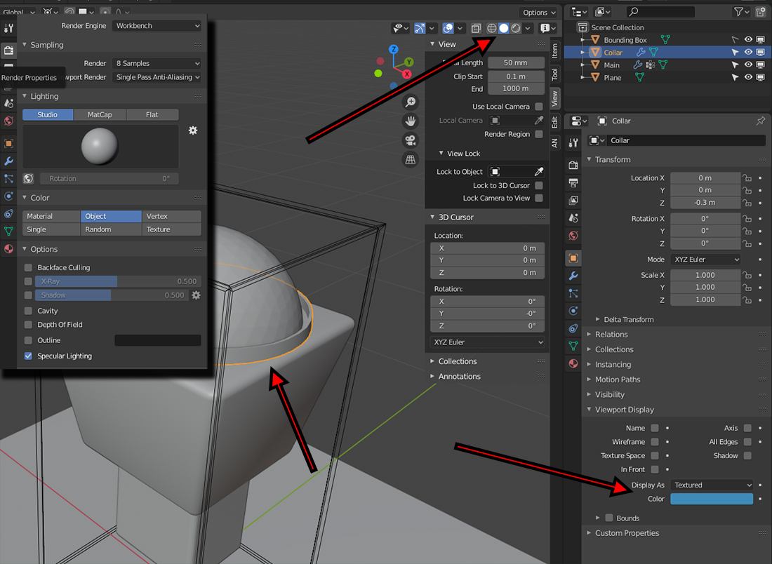 Basics Viewport Display Solid Color Basics Interface Blender Artists Community