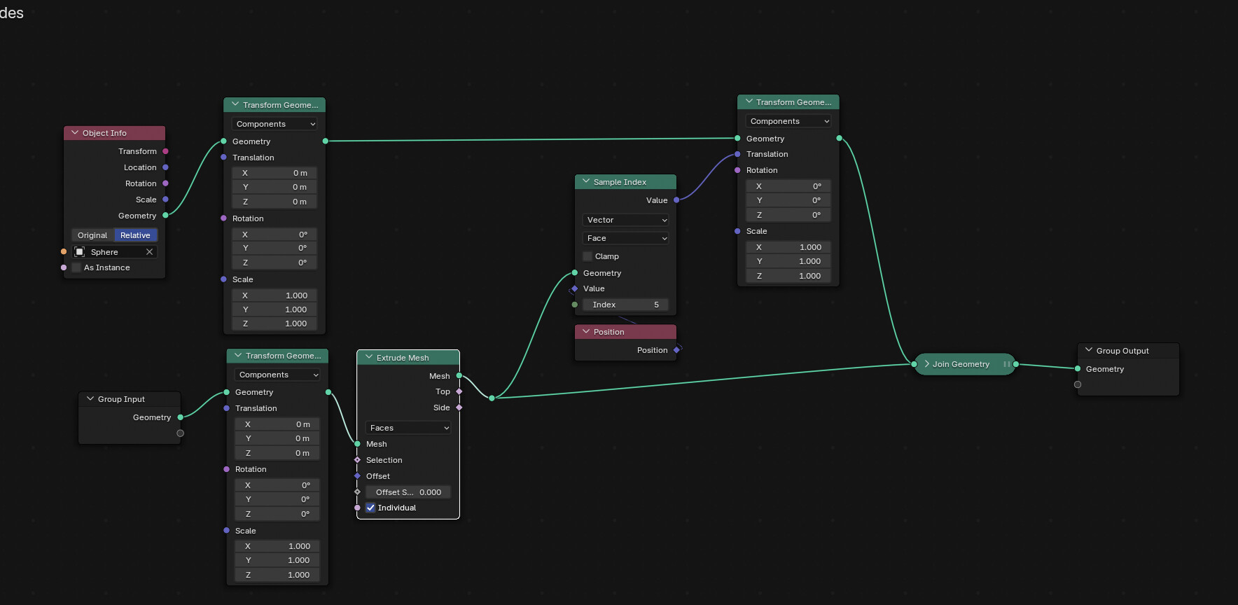How to make objects follow/move using geometry node when another object ...