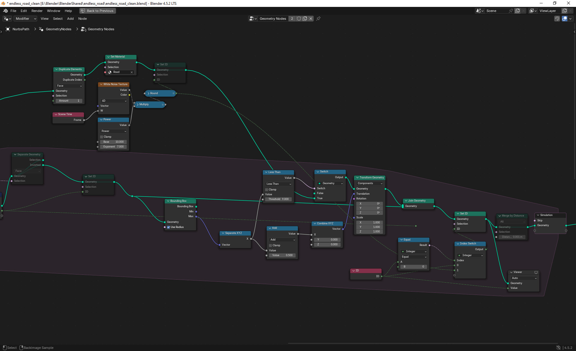 Endless road with motion blur - Animation and Rigging - Blender Artists ...