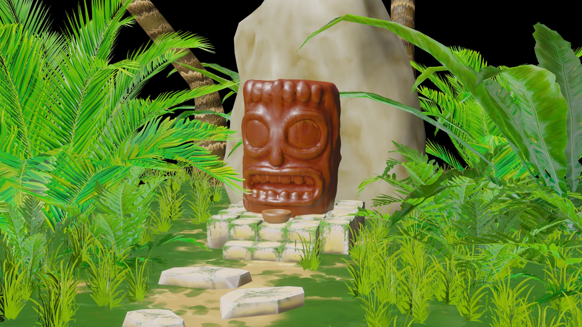 A tiki diorama - Finished Projects - Blender Artists Community