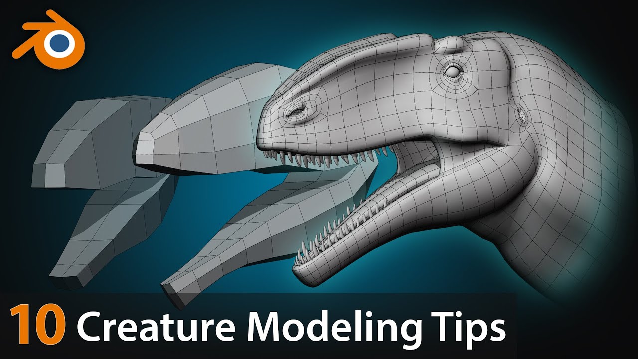10 Tips for Creature Modeling in Blender - Tutorials, Tips and Tricks ...
