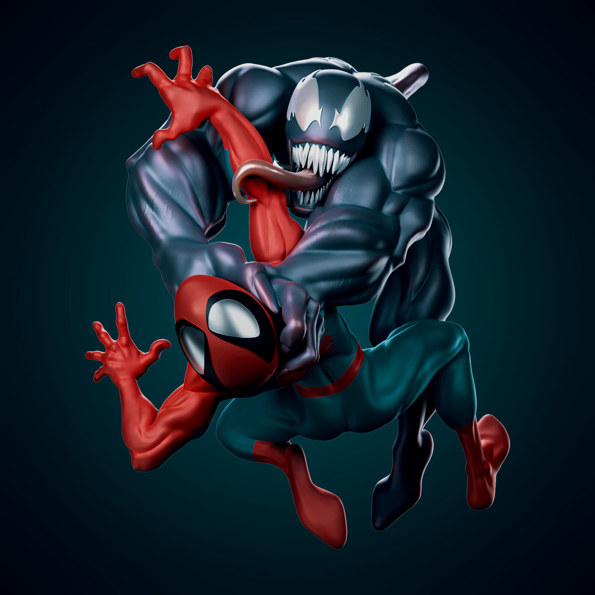 Venom Vs Spider-Man - Finished Projects - Blender Artists Community