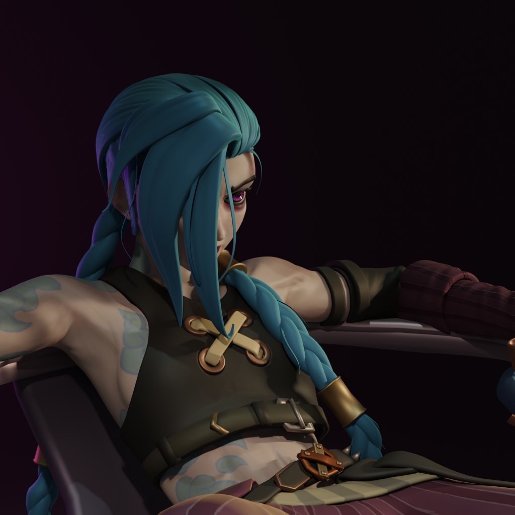 Fan art- Jinx! - Finished Projects - Blender Artists Community