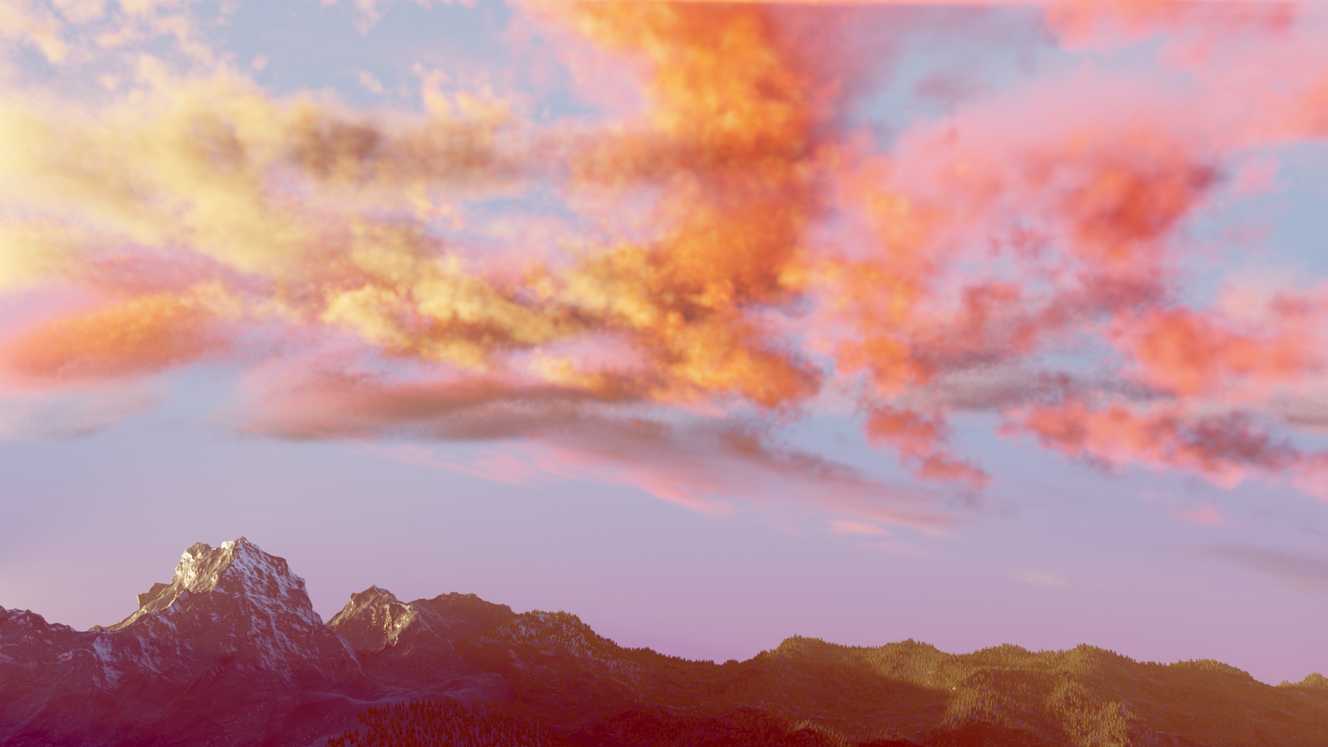 Mountain Sunrise - Finished Projects - Blender Artists Community