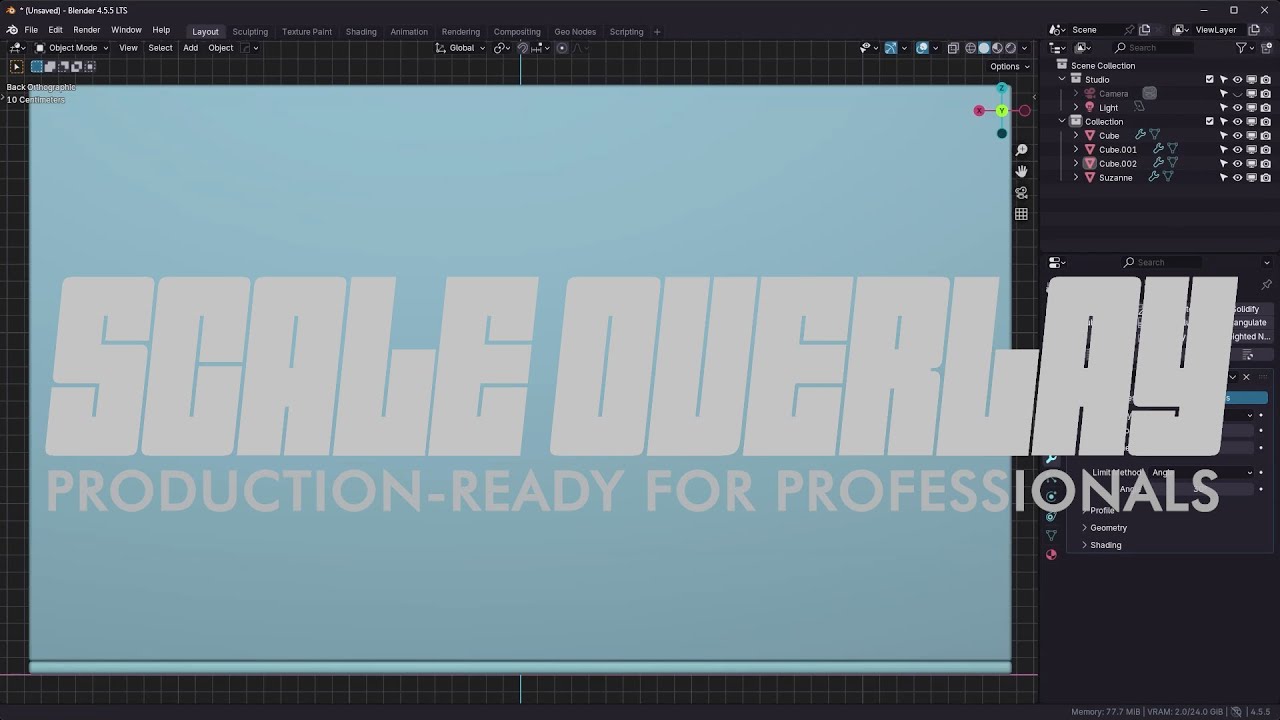 Scale Overlay - Released Scripts and Themes - Blender Artists Community