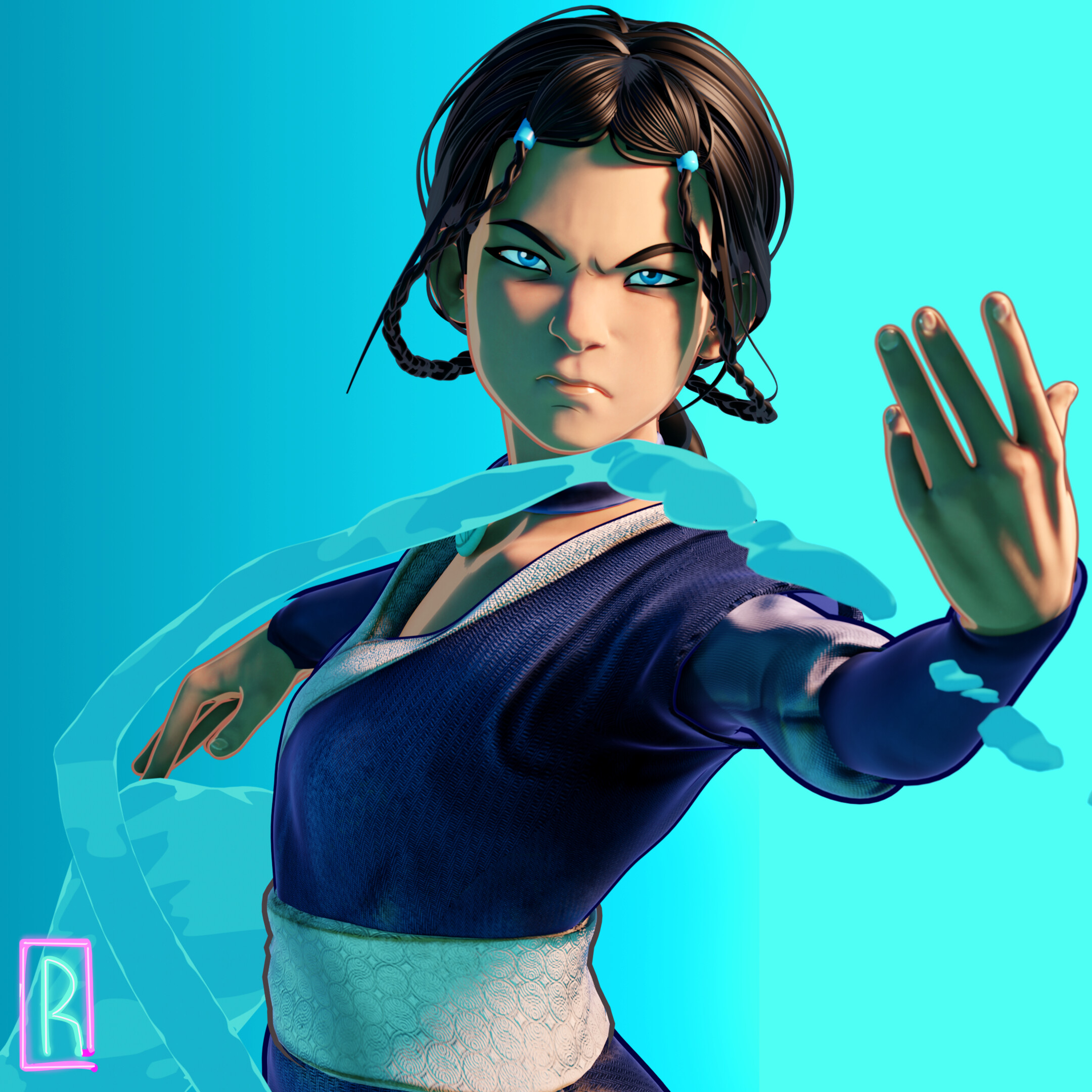 Katara Fan Art - Finished Projects - Blender Artists Community