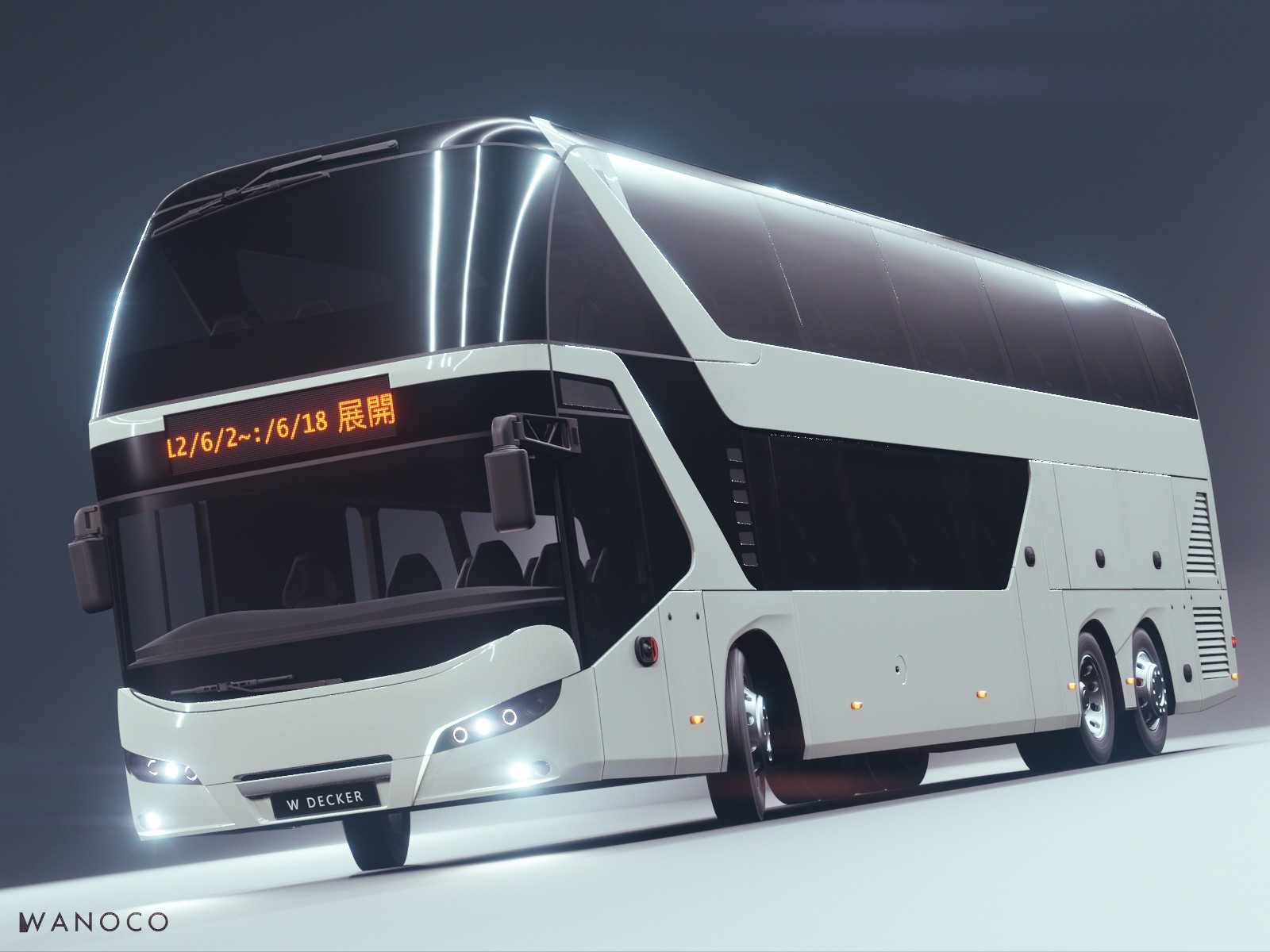 Bus: Neoplan Skyliner - Finished Projects - Blender Artists Community