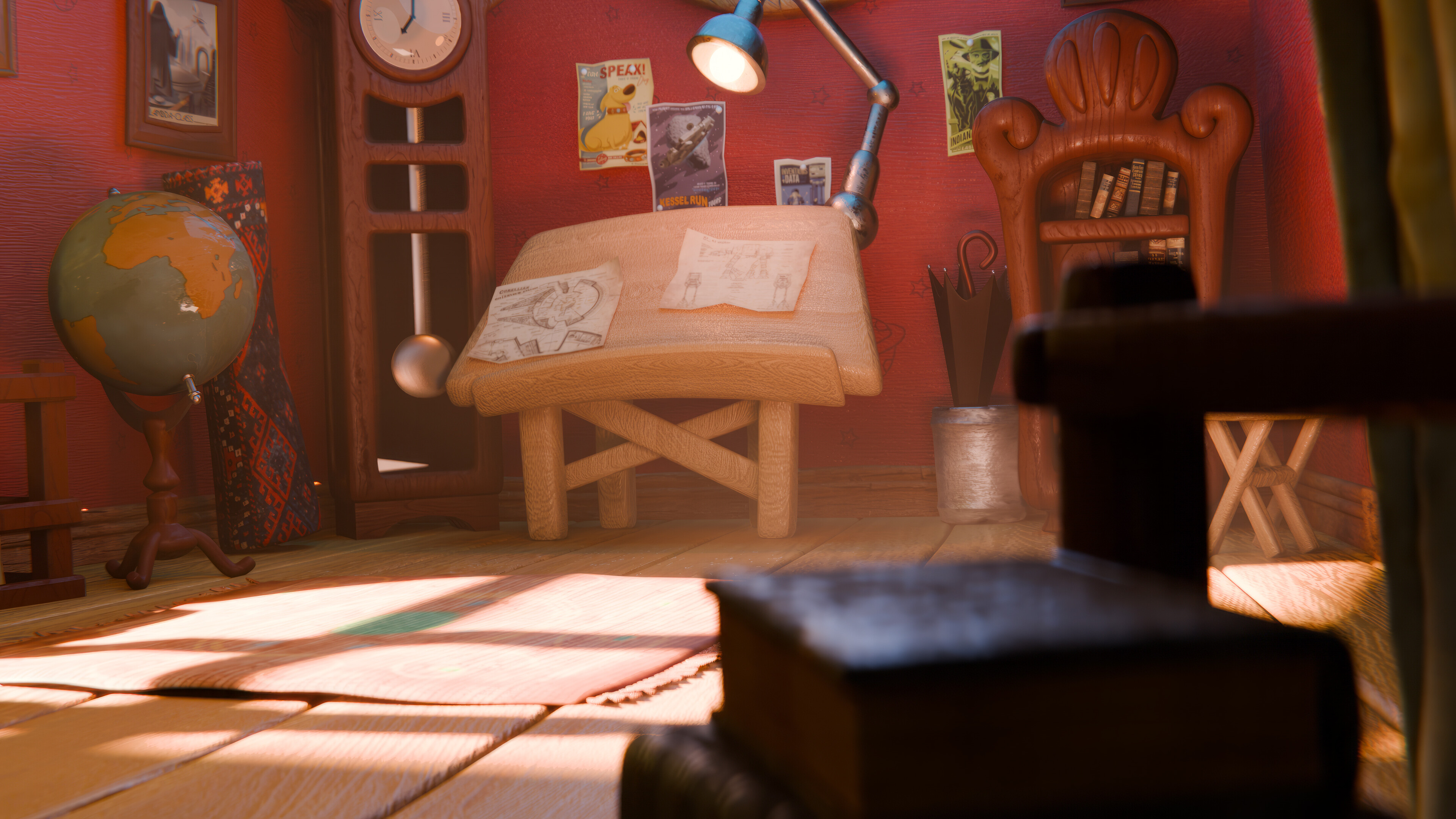 Blender Realtime Cinematic Lighting - Vickery Attic - Finished Projects ...