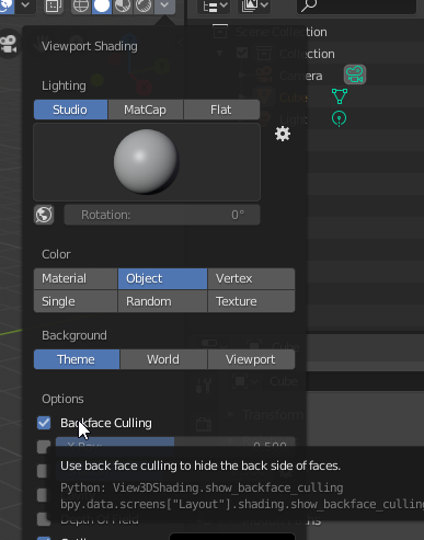 Semi-transparent object in Edit mode [2.8] - Basics & Interface ...
