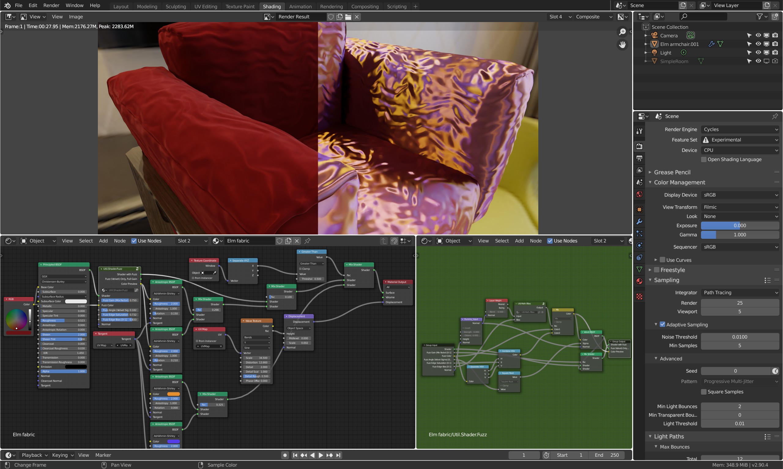 Create Velvet material - Finished Projects - Blender Artists Community