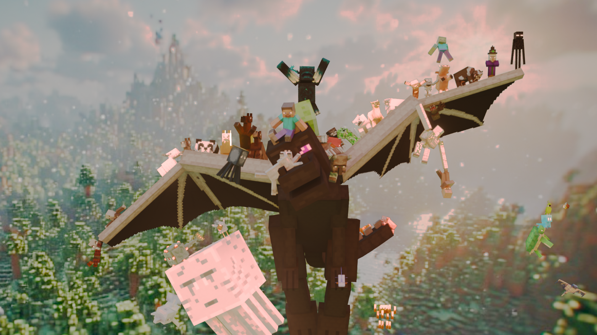 Minecraft Asset Long Minecraft asset pack - Finished Projects - Blender Artists Community