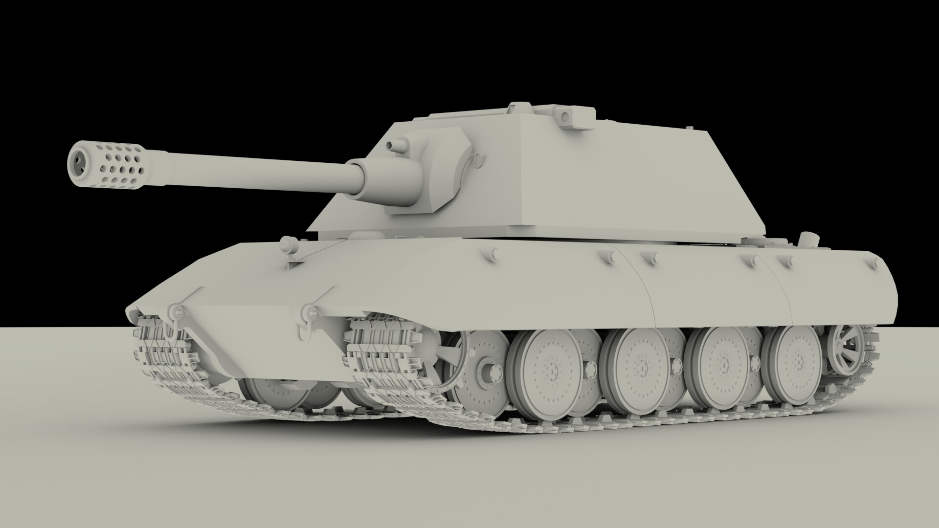 E 100 Superheavy Tank - Finished Projects - Blender Artists Community
