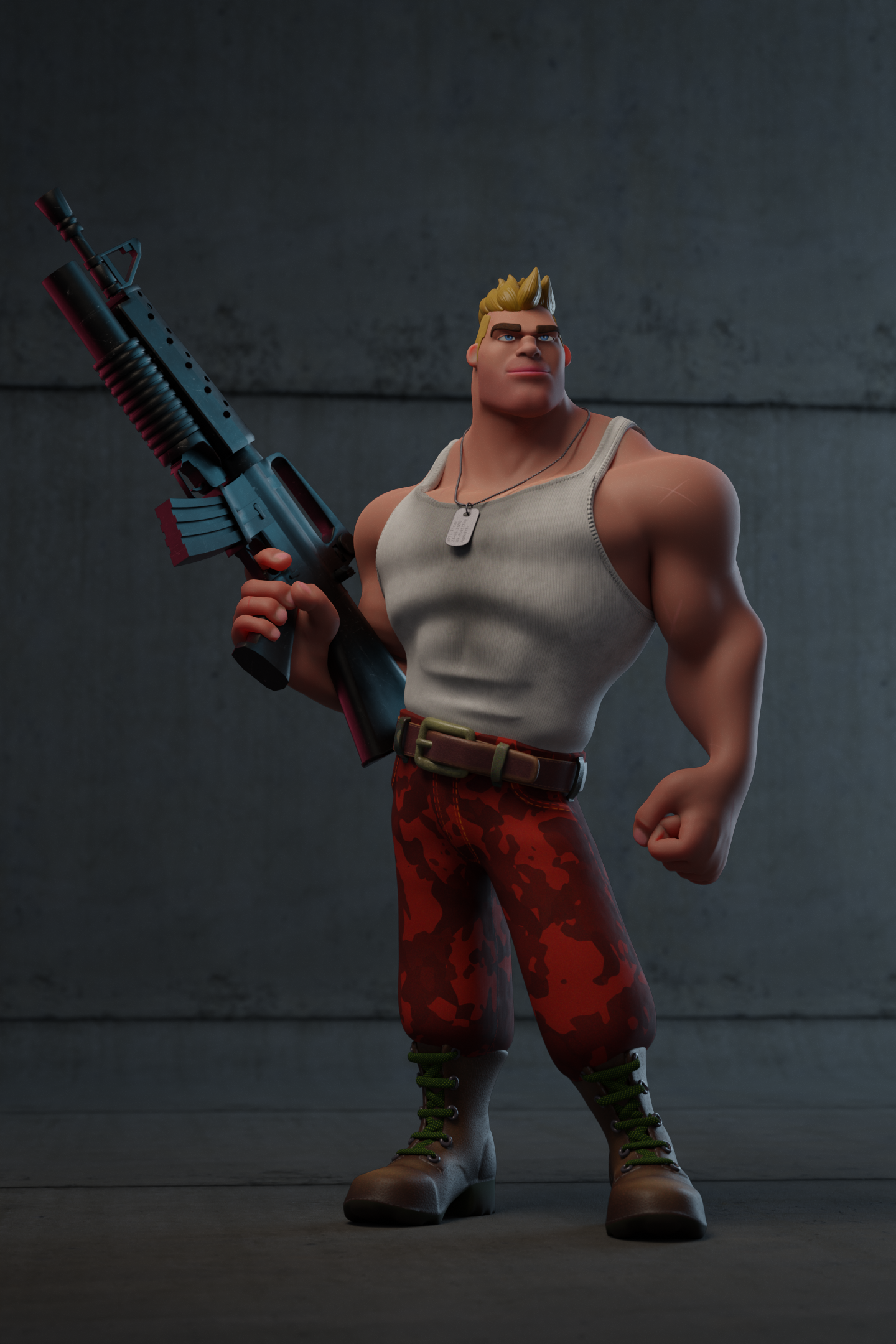 Bill Rizer - Fan Art - Finished Projects - Blender Artists Community