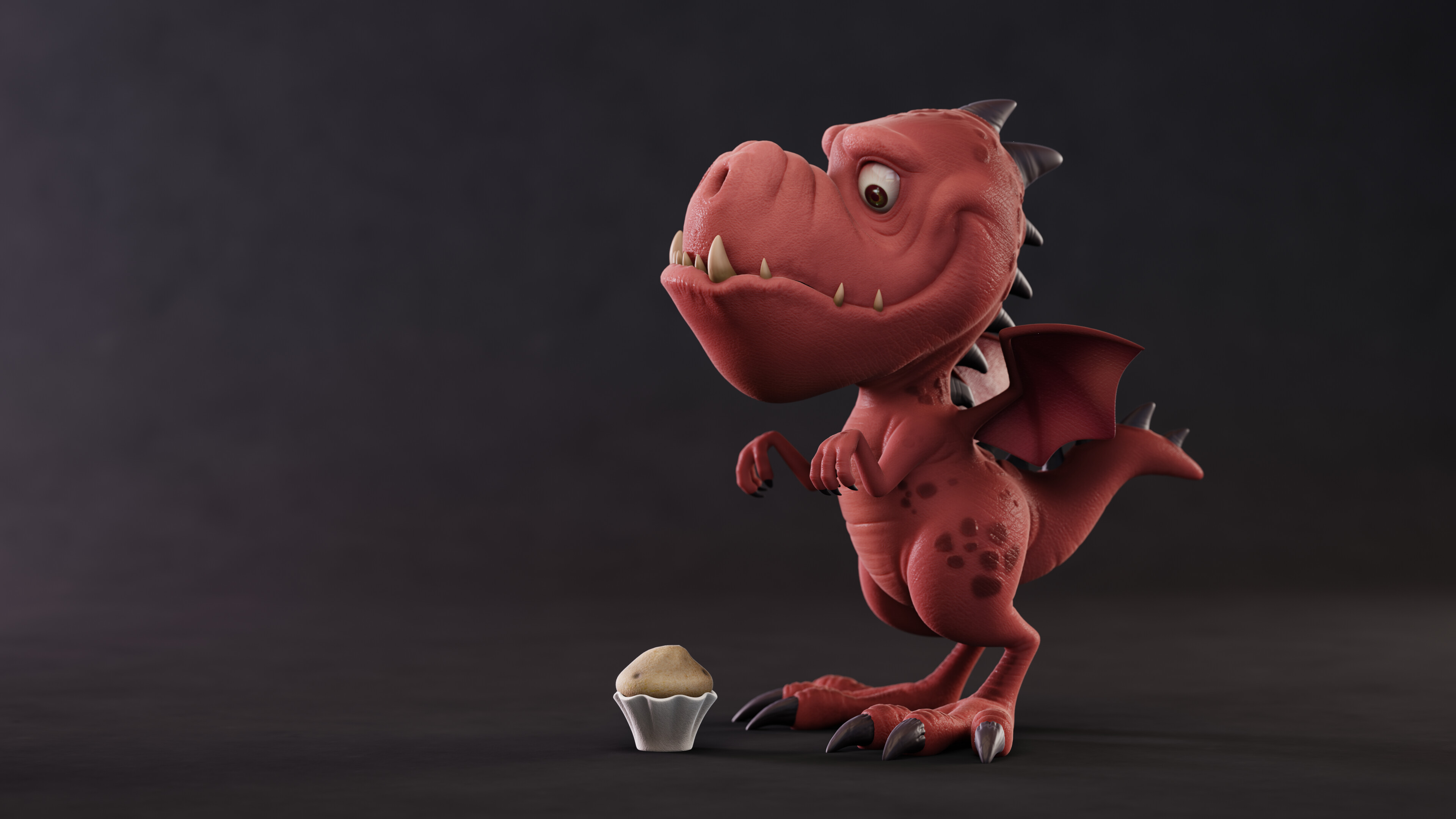 3D file Dragon Ball Red Dinosaur Run! 🐉・Model to download and 3D
