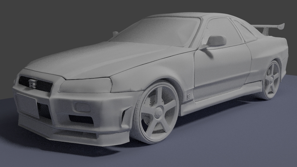 Nissan Skyline GT-R34 - Works in Progress - Blender Artists Community
