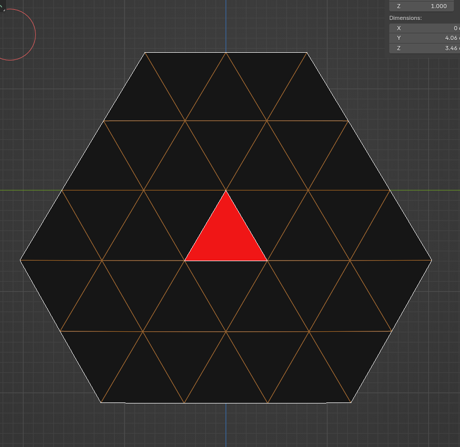 Weight Interpolation across faces between vertices - Barycentric ...