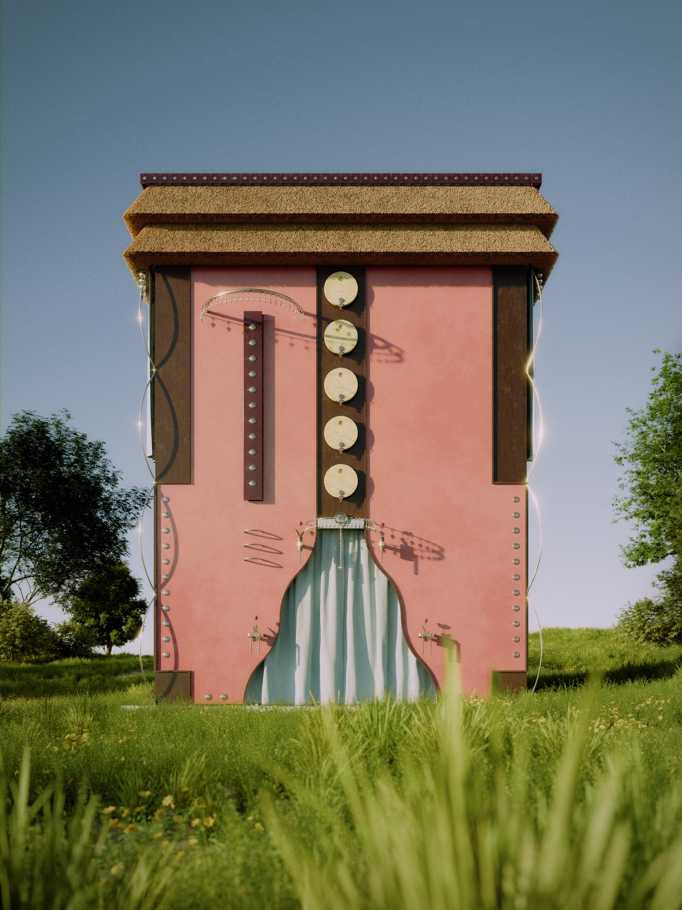 Sunset Thatched - Finished Projects - Blender Artists Community