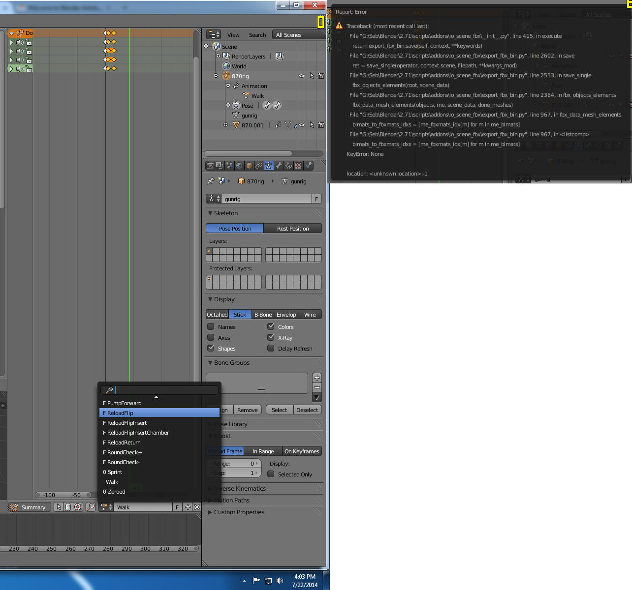 Trouble Exporting My Animated File To .fbx - Animation And Rigging ...