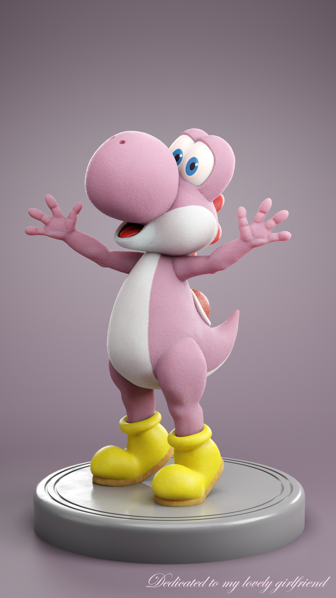 Yoshi - Super Mario Bros - Fan Art - 3D model by printedobsession