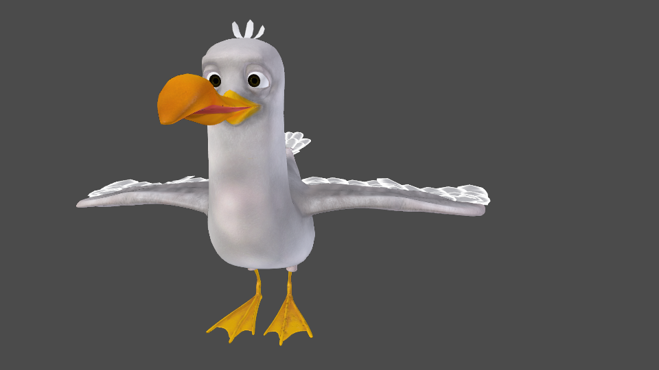 Seagull body.. fur or plumage? - Particles and Physics Simulations ...
