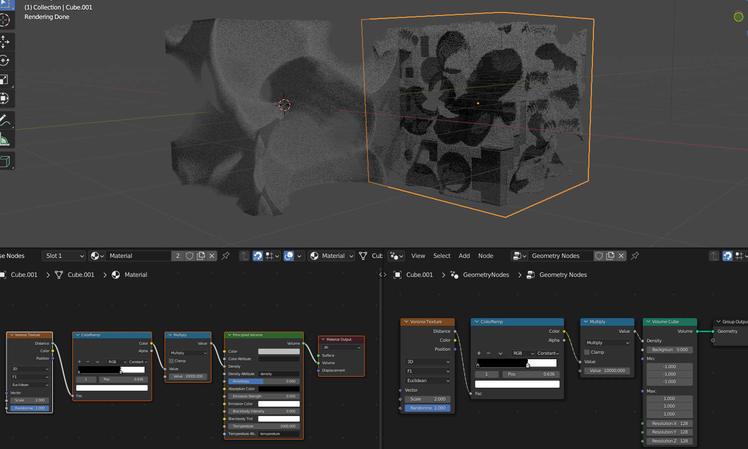 Volumetric material to solid object - Materials and Textures - Blender ...