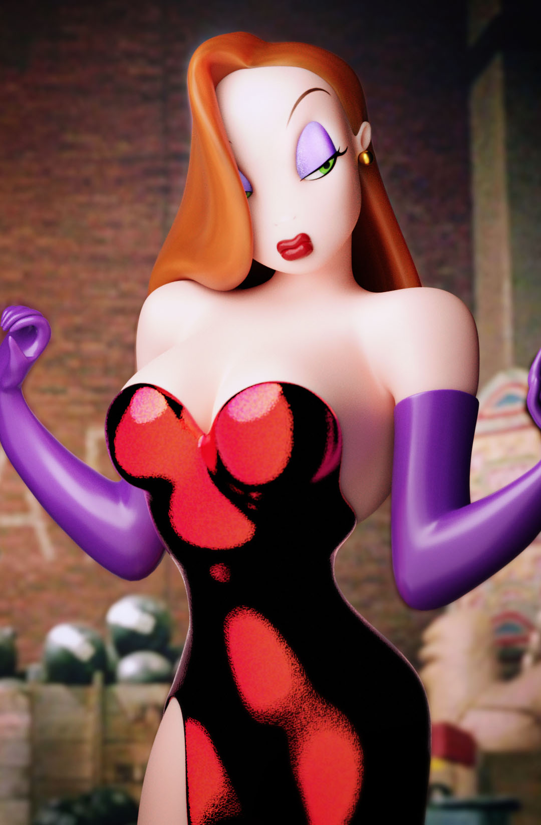 Jessica Rabbit - Finished Projects - Blender Artists Community.