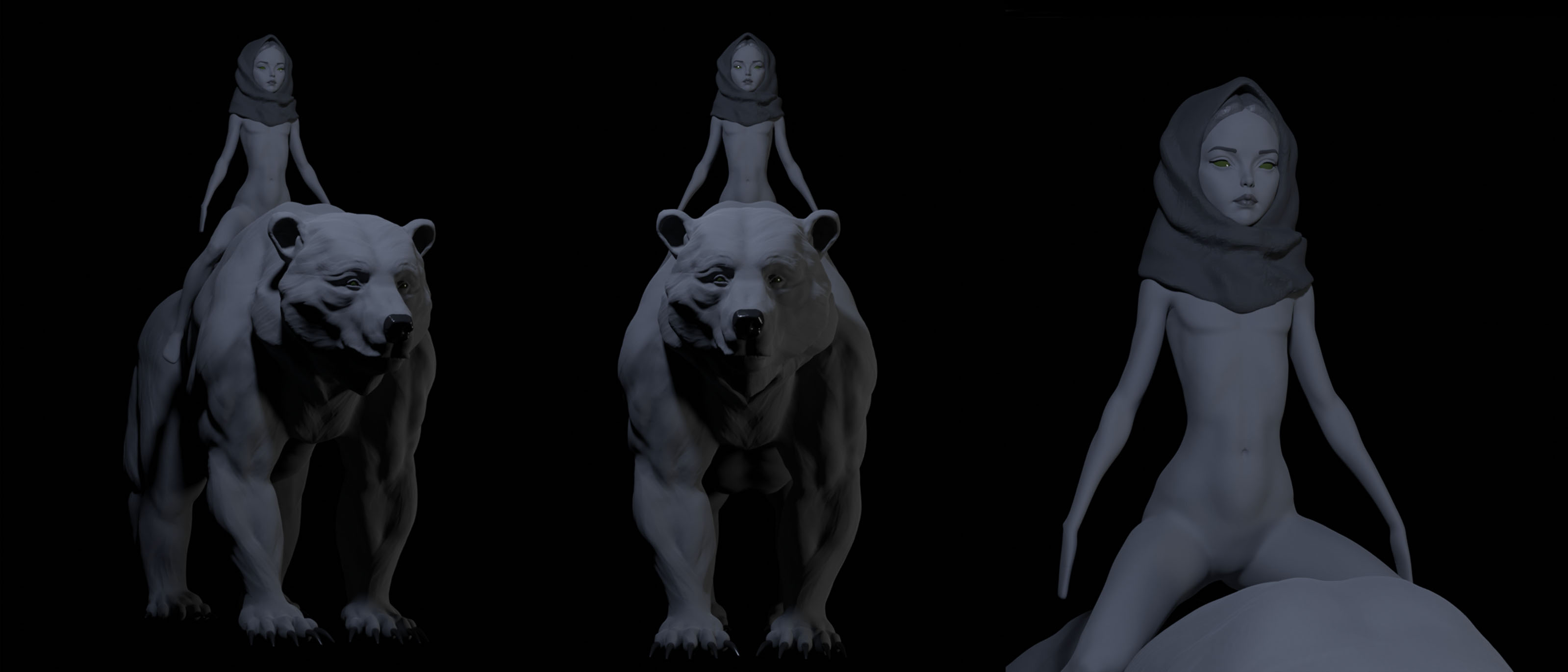 Mama Bear - Finished Projects - Blender Artists Community