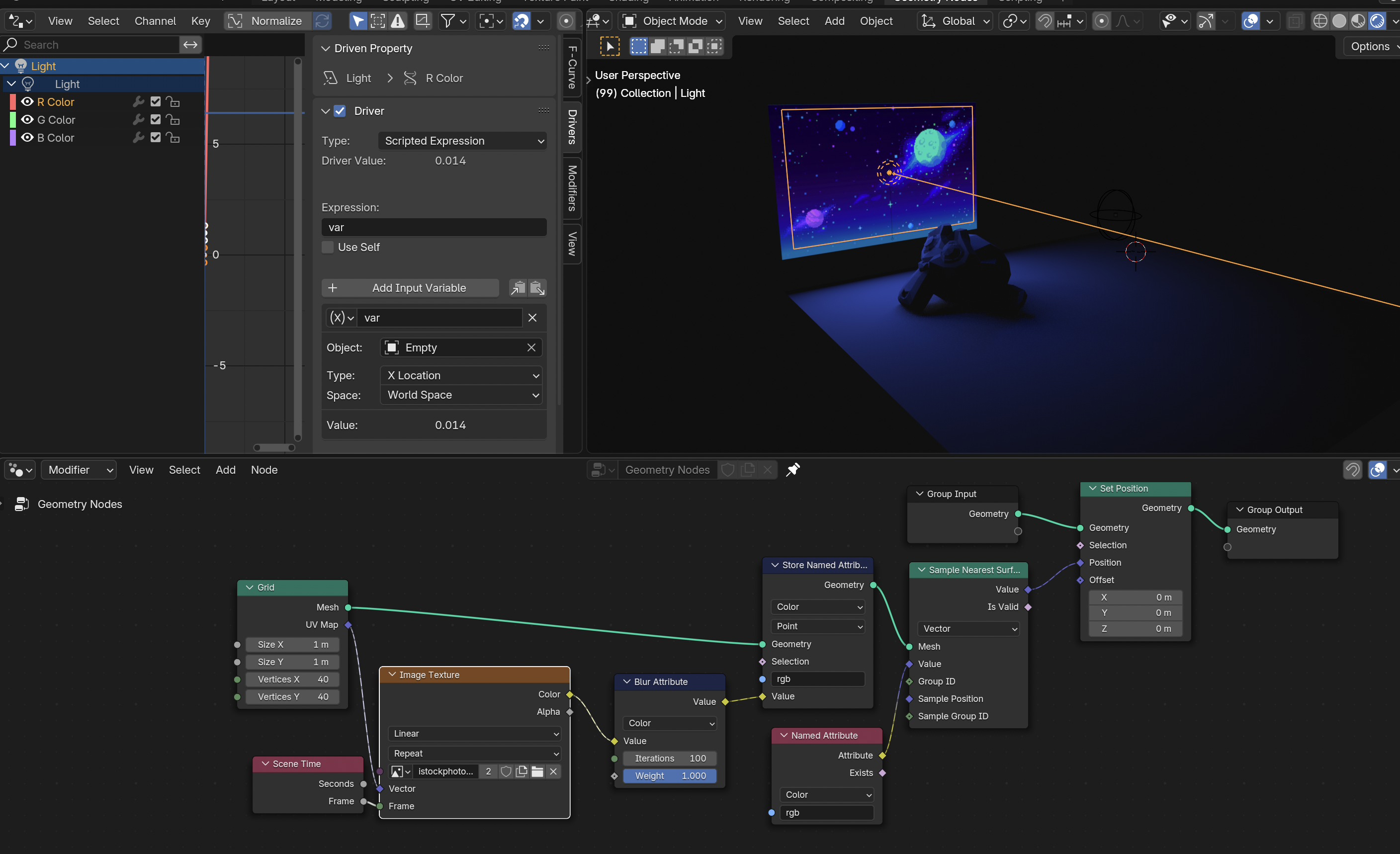 How to Make Video Screen Emit Light in EEVEE Next? - Page 2 - Lighting ...