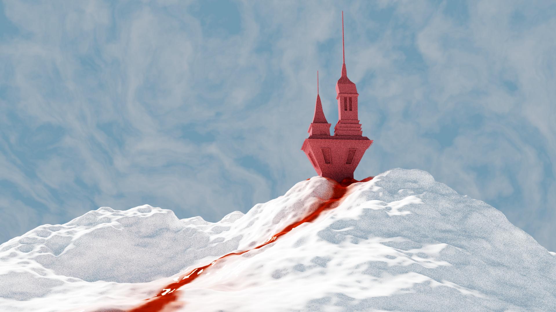Bloody Snow Background