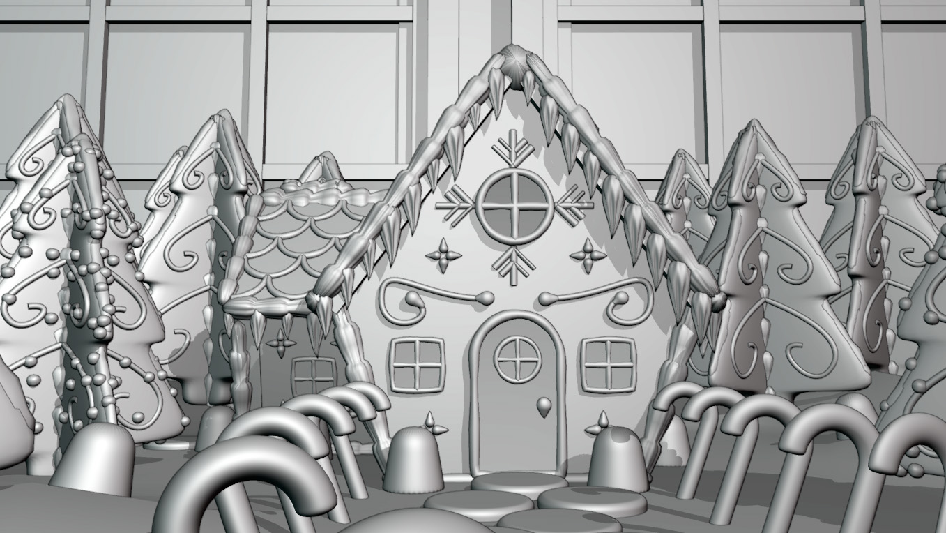 Revit Gingerbread House Rendering Tutorial Gingerbread House - Finished Projects - Blender Artists Community