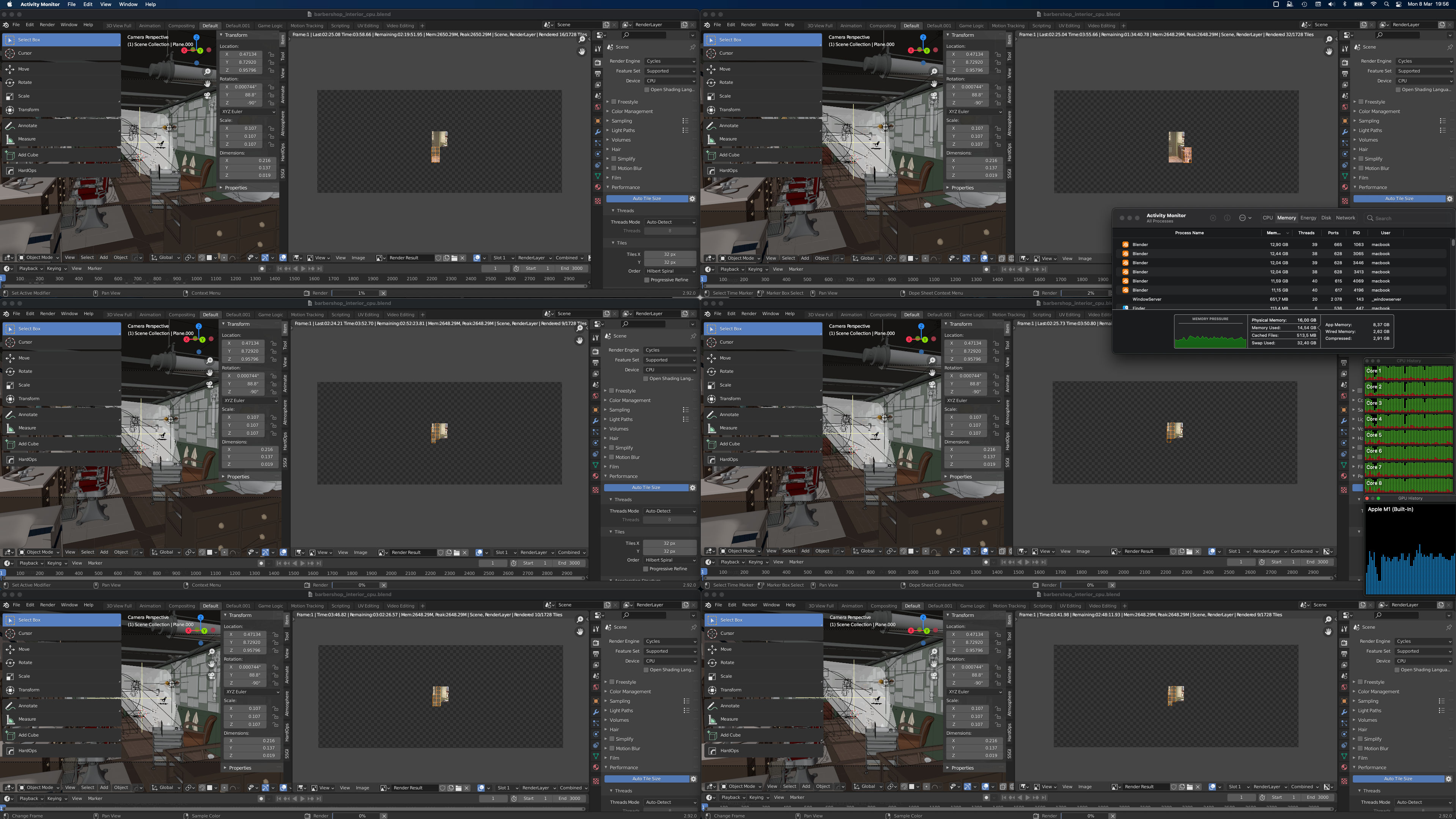Blender Mac Mac: M3 - *Hardware accelerated RT (Part 1) - Page 44 - Blender and CG ...
