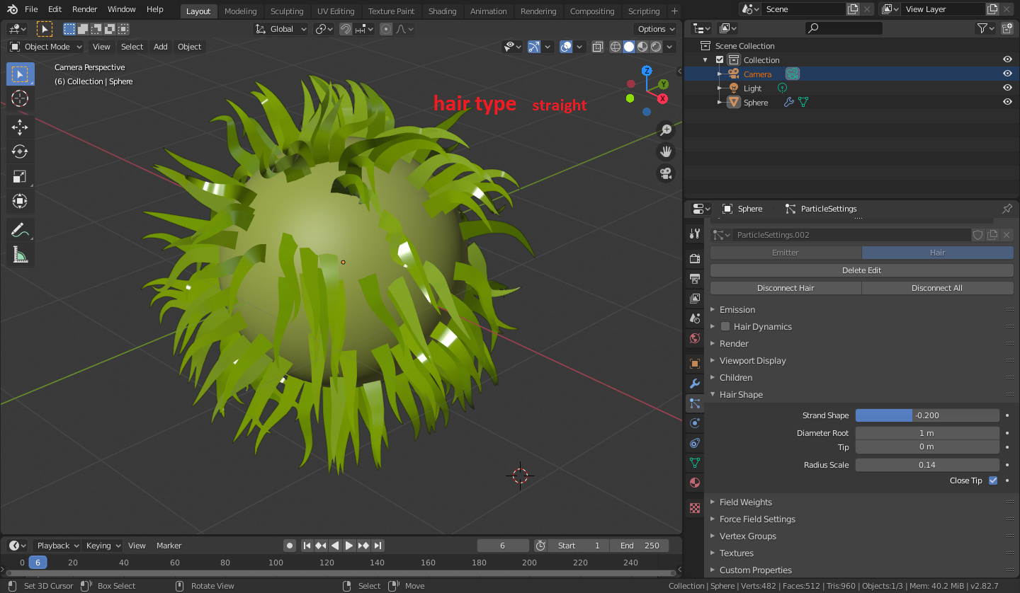 2.81 evee hair strip - Particles and Physics Simulations - Blender ...