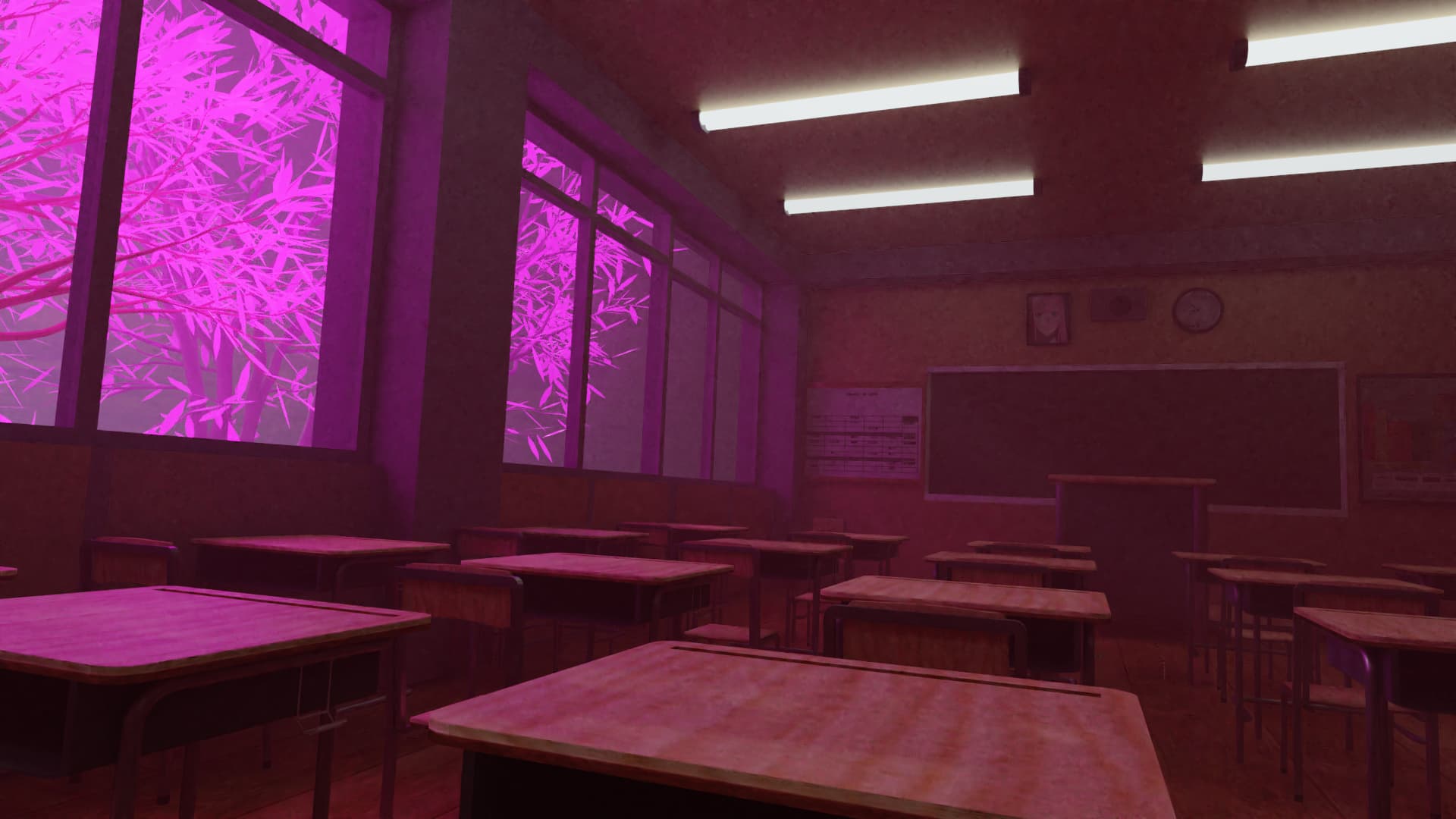 Anime Classroom Environment - Finished Projects - Blender Artists Community