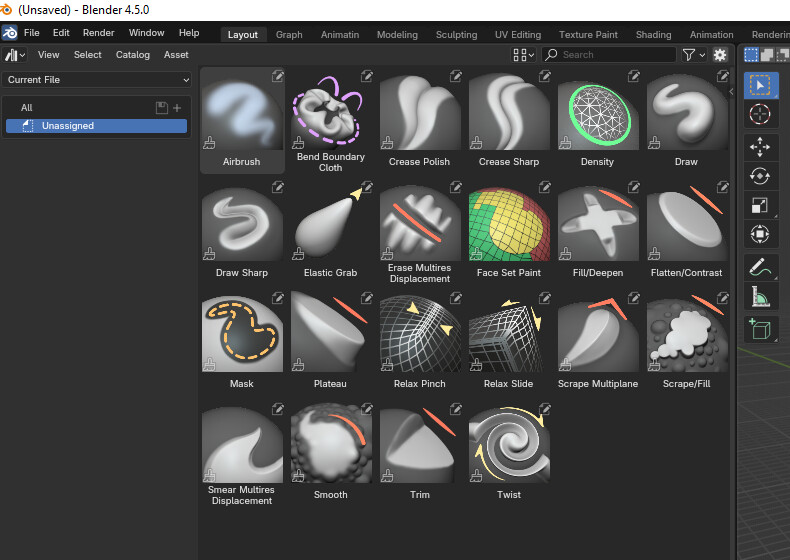 Sculpt brushes settings save - Basics & Interface - Blender Artists ...