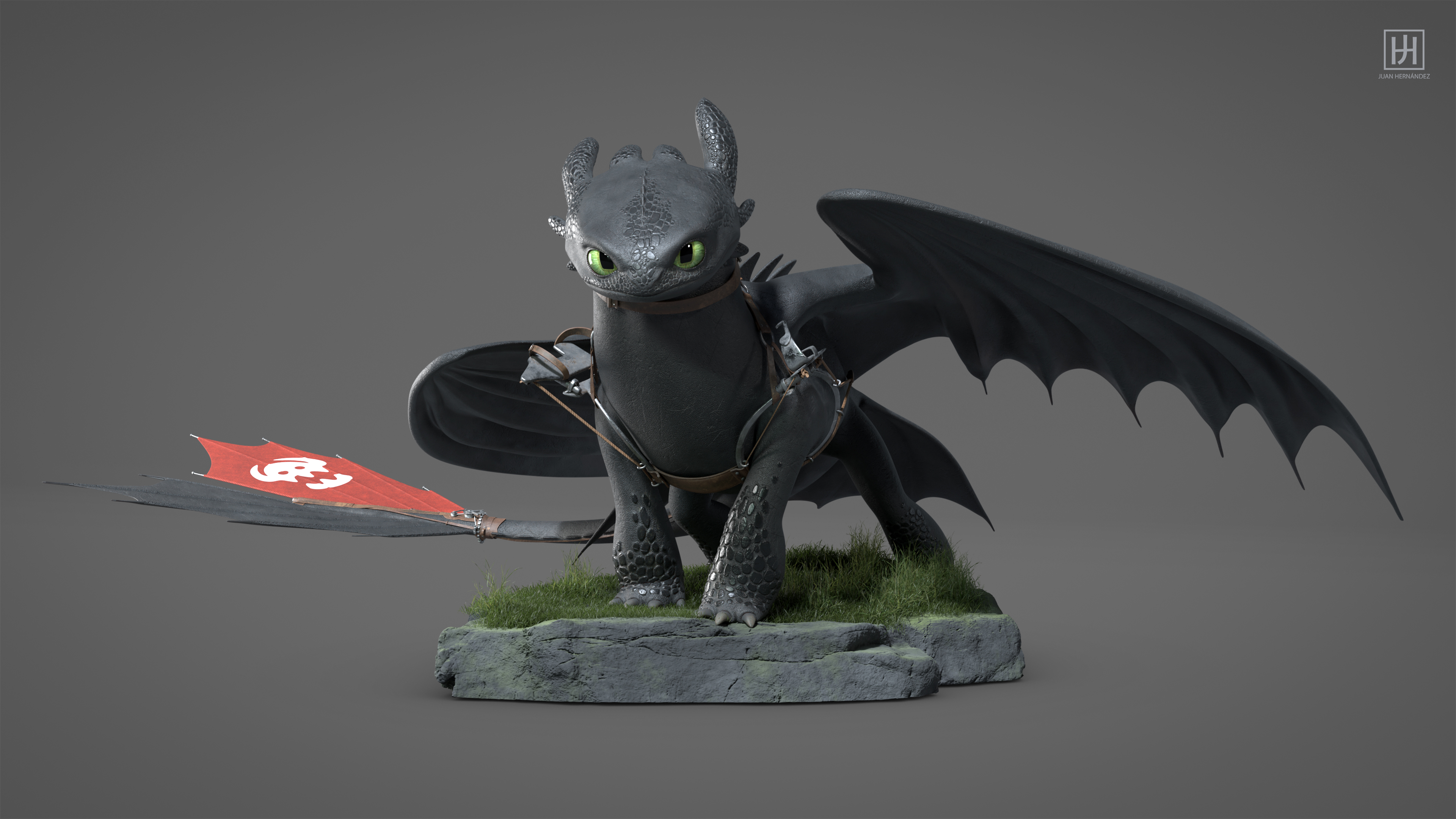 toothless how to train your dragon full body