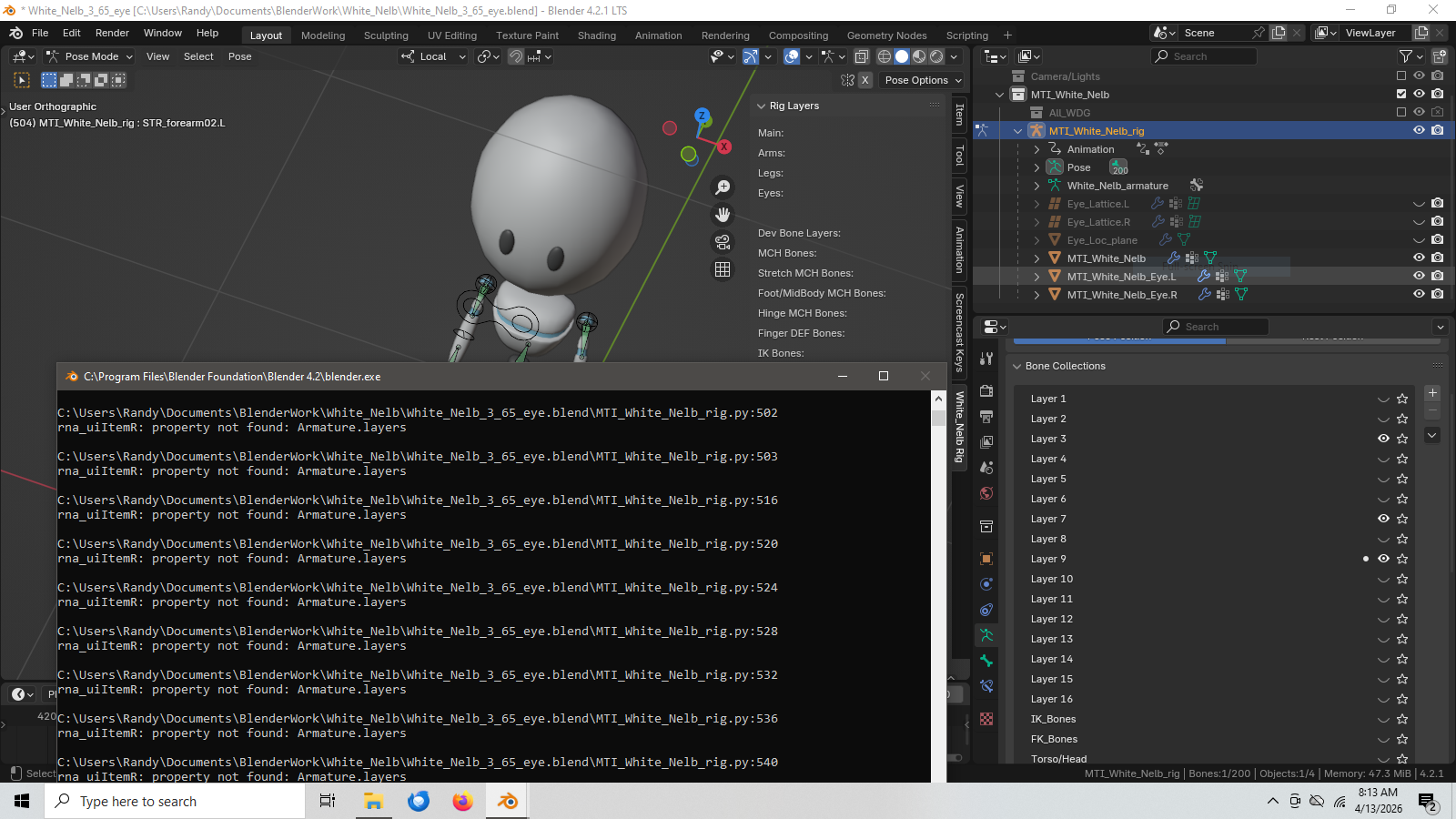 Link Rig Ui Linked character doesn't show rig/bone properties - Animation and ...