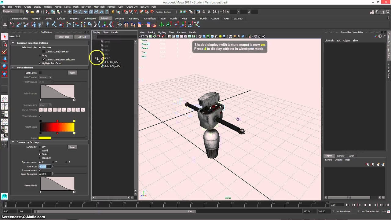 How to convert a model with texture from Blender to Maya? - Materials ...