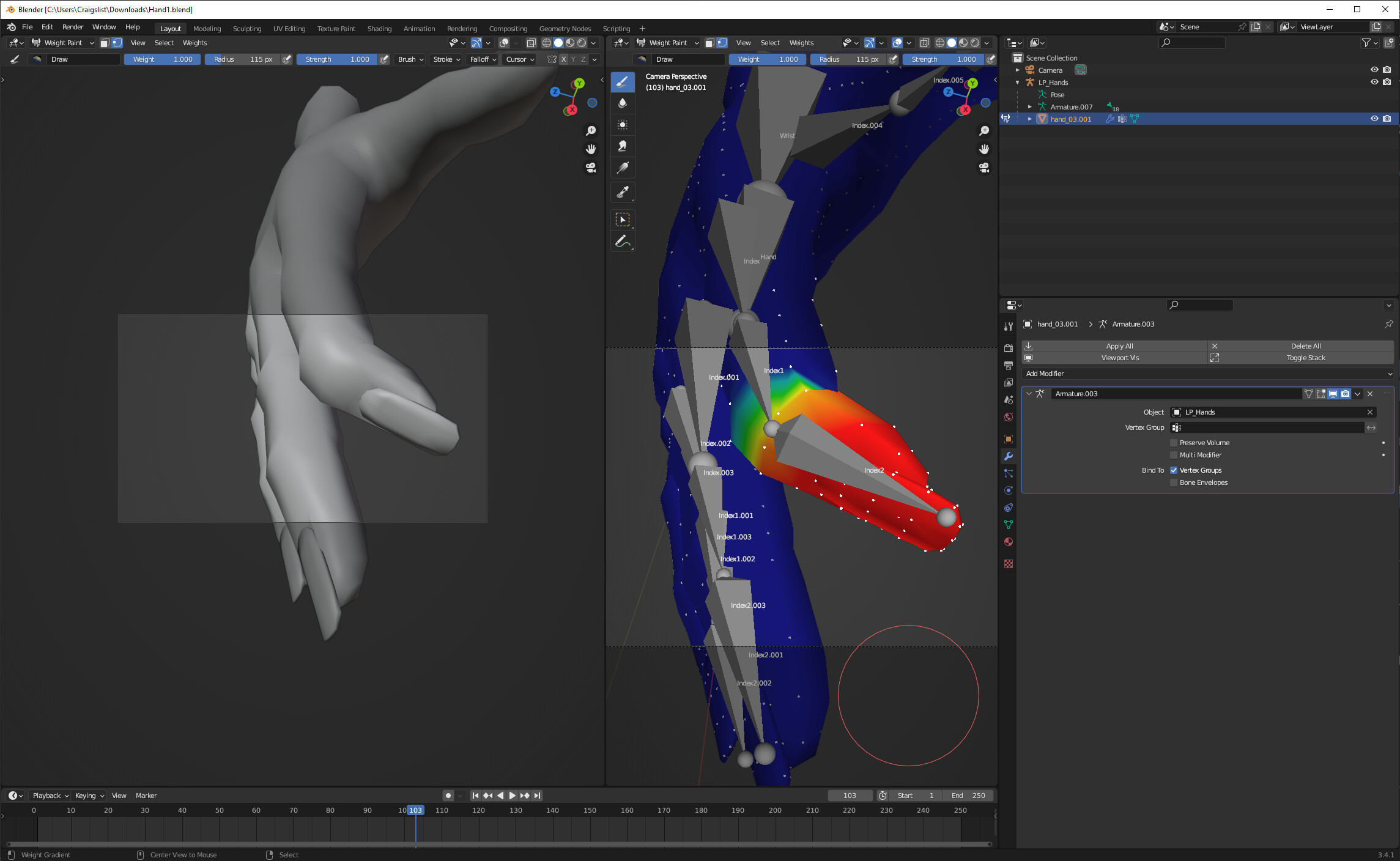 Deforming Mesh with Armature - Animation and Rigging - Blender Artists ...