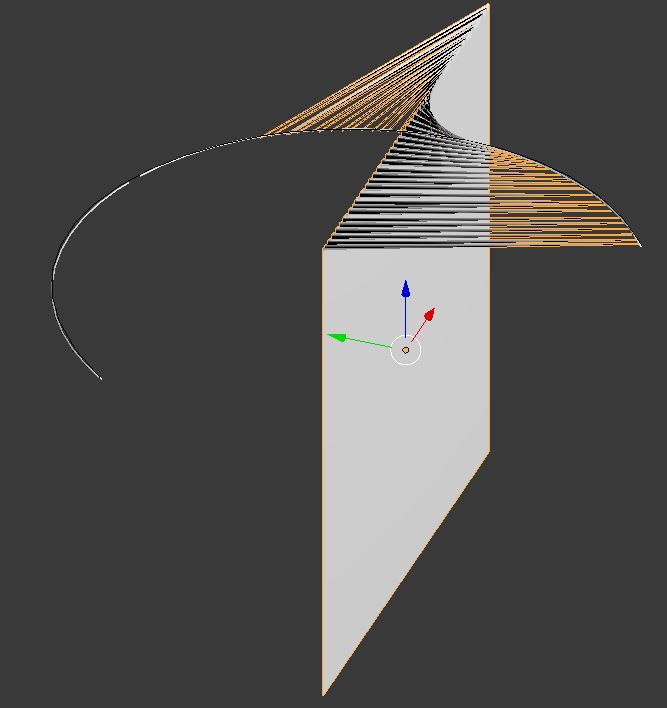 Curtain simulation along a bezier curve - Particles and Physics ...