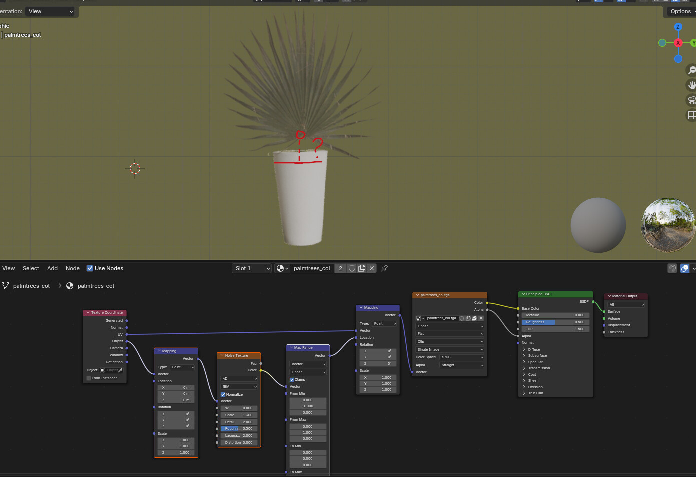 Map Range node spoils the wind animation - Materials and Textures ...