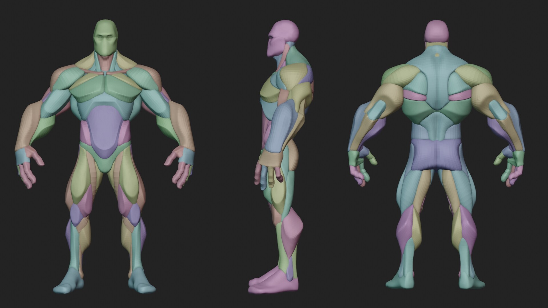 Stylized Hero Anatomy - Finished Projects - Blender Artists Community