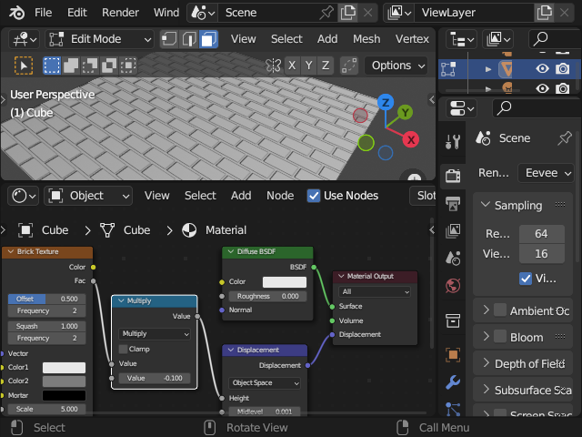 Bumps appear in eevee but not in cycles - Materials and Textures ...