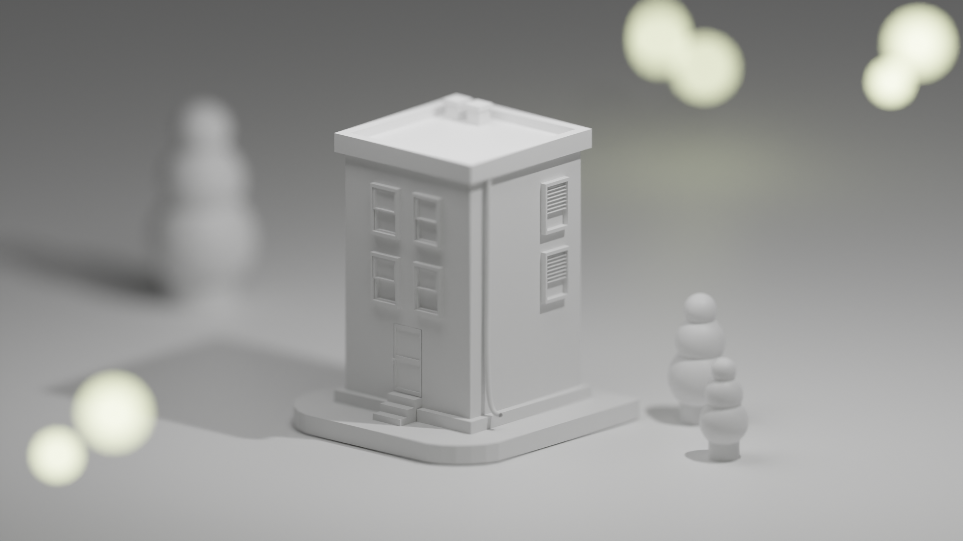 Composition Test - Animated Building - Works in Progress - Blender ...